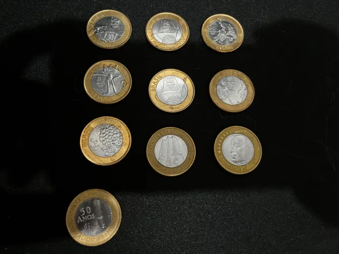 Moedas colecionáveis 