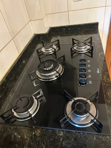 Fogao cooktop a gas fischer 5 bocas