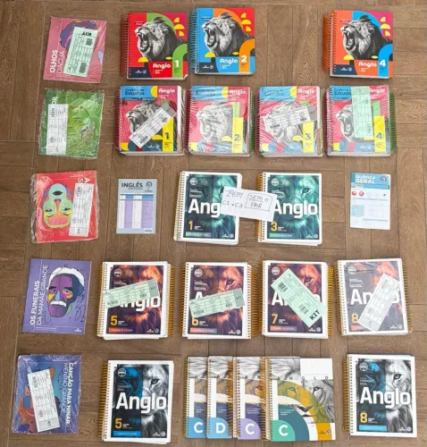 Material ANGLO completo para vestibular