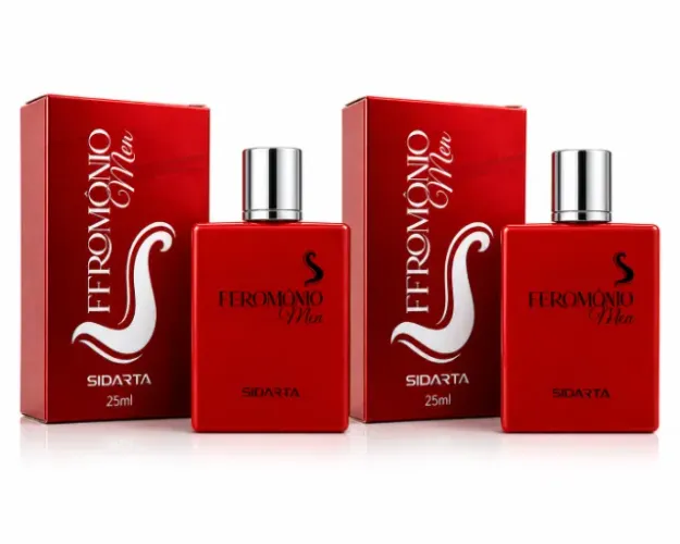 02 Perfumes Feromônio Men Sidarta (ORIGINAL) - O segredo para seduzir e encantar