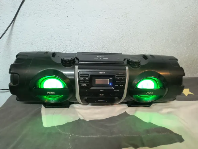 Rádio bombox bluetooth subwofer
