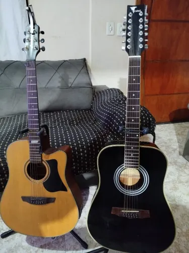 Vendo violão Strindberg 6 cordas e um violão Eagle 12 Cordas ,ac troca com guitarra