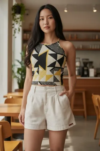 Blusa Cropped Alongado