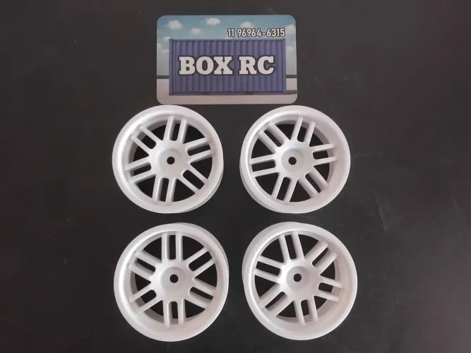 Jogo de rodas para 1/16 e 1/10, sem pneu