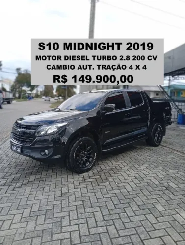 Chevrolet S10 Pick-up Midnight 2.8 4X4 CD Dies AUT 2019
