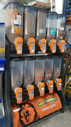 Vende-se dispenser pra granel c/ 10 módulos novo embalado 