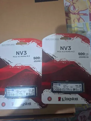Nvme nv3 500 gb kingston lacrado aceito cartao