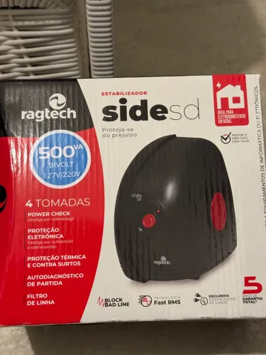 Estabilizador ragtech side 500. Novo na caixa