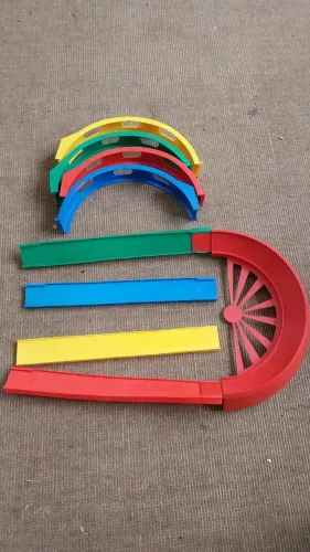 Brinquedo Darda Speed da Rei, anos 70, pista incompleta
