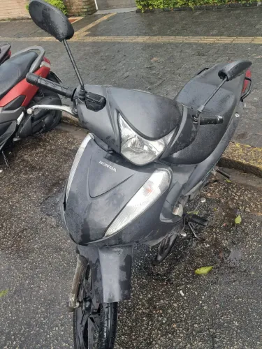 Biz 125+ 2017 cinza chumbo 