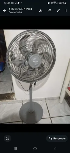 Ventilador novo menos de 1 mês de uso