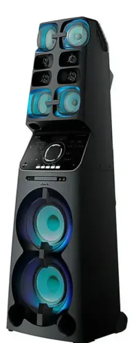 Sony Muteki MHC-V90DW na cor preta.