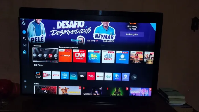 TV SAMSUNG 32 4K SMART MODELO NOVO TODOS APLICATIVOS COMPLETA PEZINHO ENTREGO HOJE