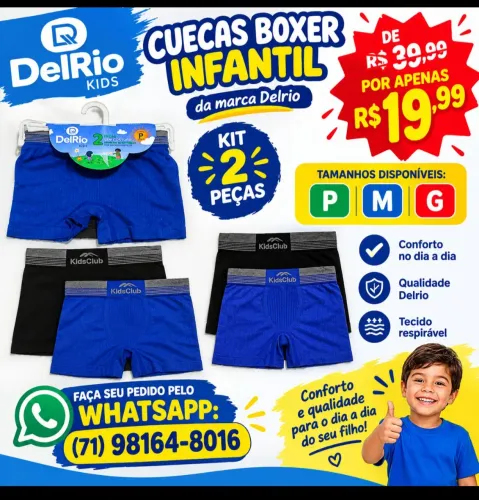 Cuecas infantil