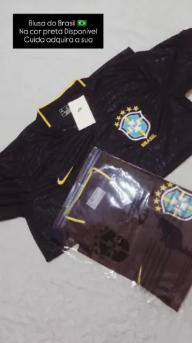Camisa do Brasil Black