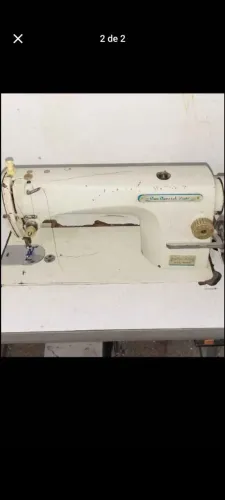 Máquina de costura reta industrial motor silencioso bivolt 