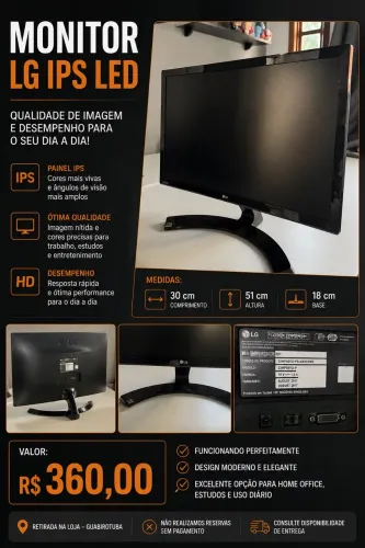 MONITOR LG IPS LED