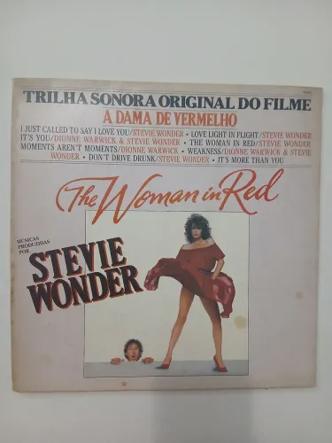 Lp Stevie Wonder/trilha sonora filme a dama de vermelho usado 