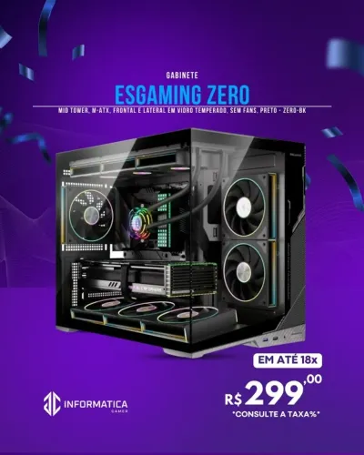 GABINETE ESGAMING ZERO