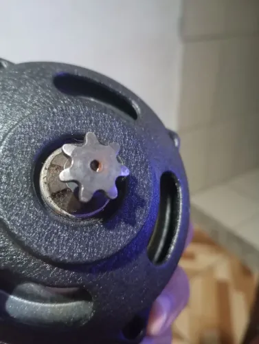 Tambor com pinhão para roçadeira 