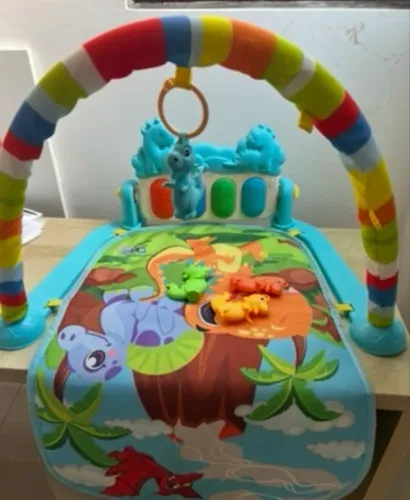Tapete de Atividades Para Bebê Piano Funny Dino Maxi Baby