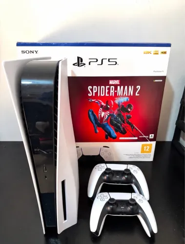 PLAYSTATION 5 + 2 CONTROLES + VÁRIOS JOGOS!