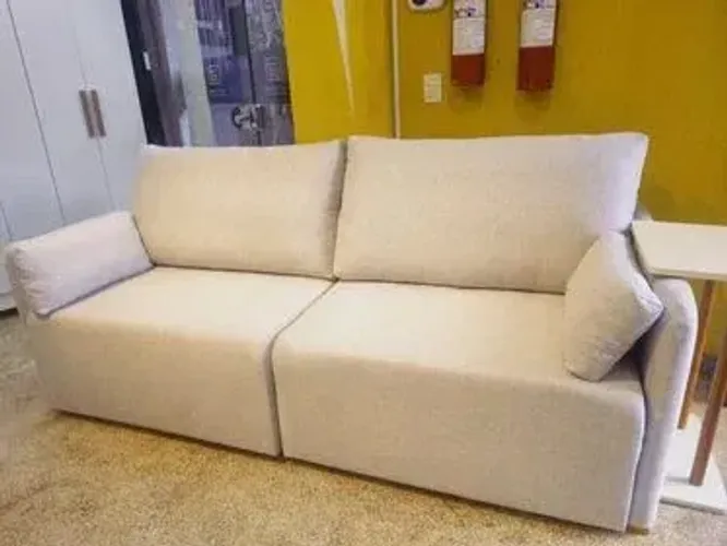 Sofá Reclinavel com Almofadas 2,24m - (Entregamos)!!