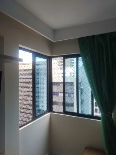 Instalação de Rede e tela de proteção 