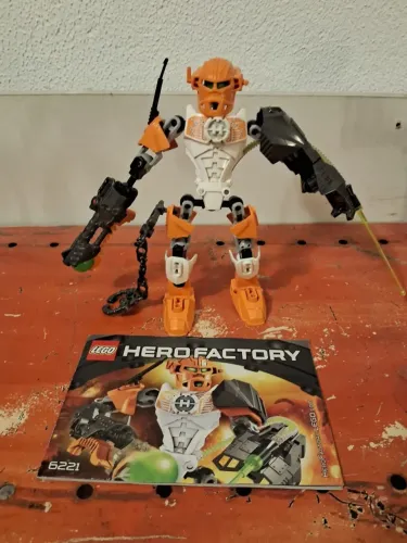 Lego-Hero Factory - NEX Breakout - 2012 - 6221 - 39 peças (usado - original)