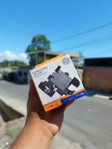 Suporte fixo de celular para moto