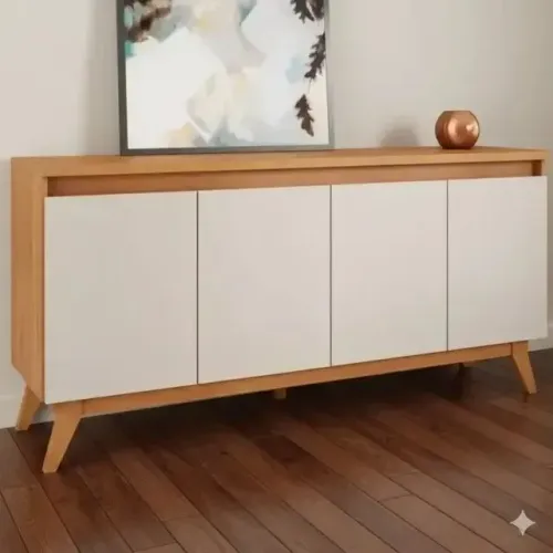 Buffet Flip Mel/Off White (Pagamento no ato da entrega)