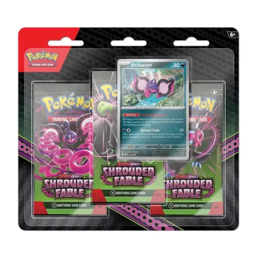 (ING) Blister Triplo - Escarlate e Violeta 6.5 - Fábulas Nebulosas - Pecharunt