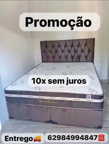 Cama King nova embalado