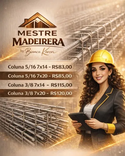 COLUNA DE FERRO 5/16 E 3/8