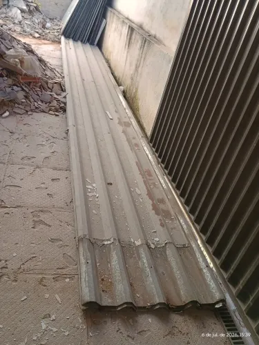 Vendo Telhas Galvanizadas 19,00 o metro