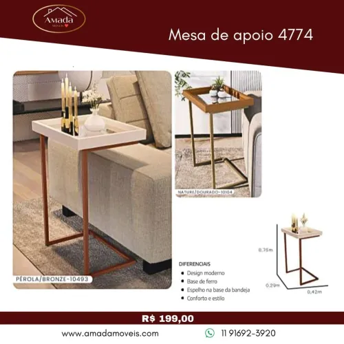 Mesa de Apoio 4774 - à pronta entrega 