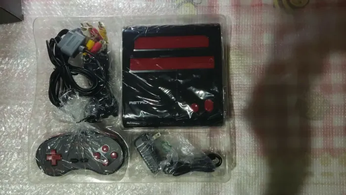Retro duo, compatível com super Nintendo, nintendinho