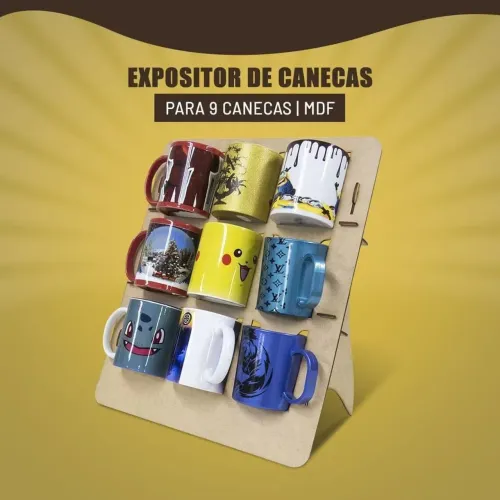 Expositor de Caneca em MDF