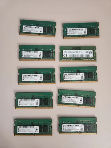 10 unidades memória ddr4 8gb 3200mhz notebook (valor unitário)