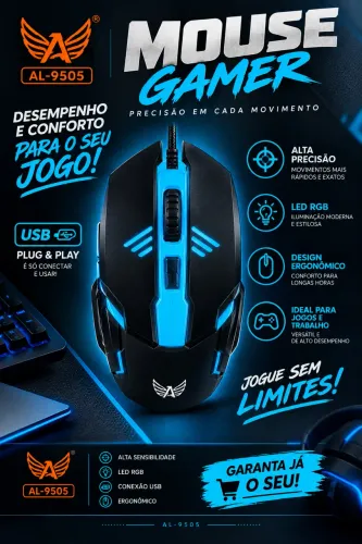 Mouse Gamer USB 