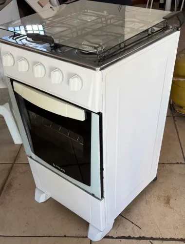 Fogão 4 bocas atlas usado barato conservado funcionando perfeitamente