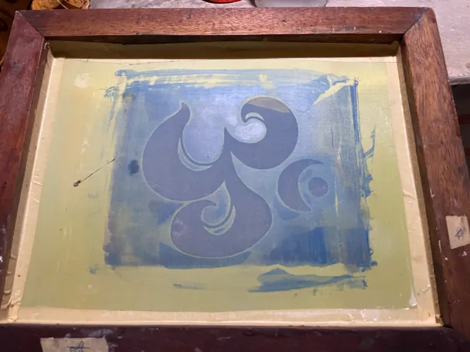 Telas de silkscreen de madeira ( conjunto)