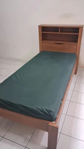 Cama Baú Solteiro em MDF 