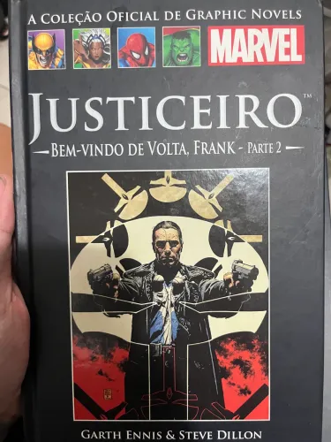 HQ CAPA DURA JUSTICEIRO BEM-VINDO DE VOLTA FRANK PARTE 1 e 2