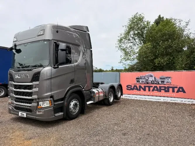 Scania R 450 A6X2 2020 Cabine Alta Automático Completo Revisado Único Dono