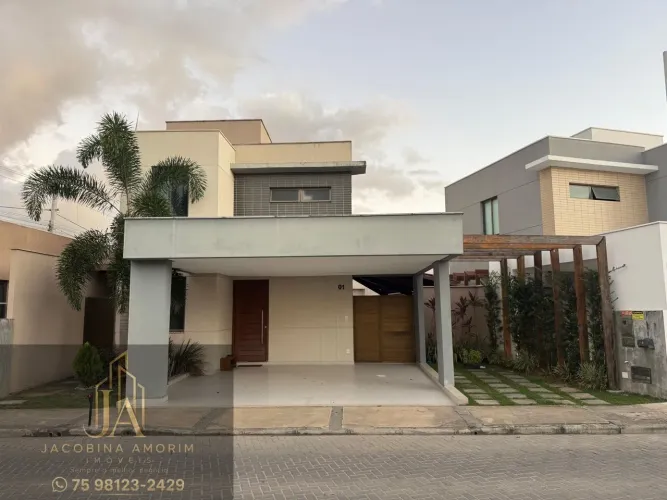 Casa Alto Padrão em Sim, Feira de Santana/BA