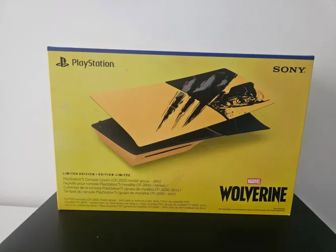 Tampa Console PS5 Slim Wolverine Edição Limitada Lacrada!