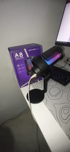 Microfone fifine A8 6 messes de uso