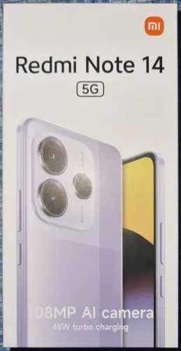 REDMI NOTE 14 5G 256GB 8 GB RAM PRETO