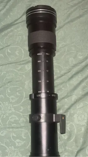 Lente tele objetiva 420-800mm